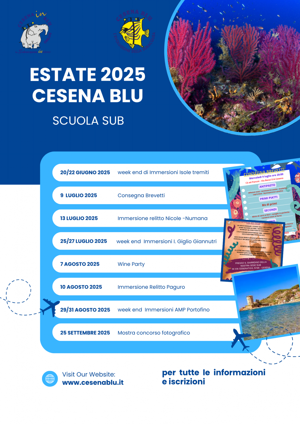 programma e immersioni 